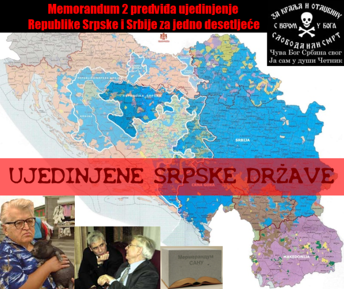 Drugi Memorandum SANU predviđa ujedinjenje Republike Srpske i Srbije za  jedno desetljeće | Bošnjaci